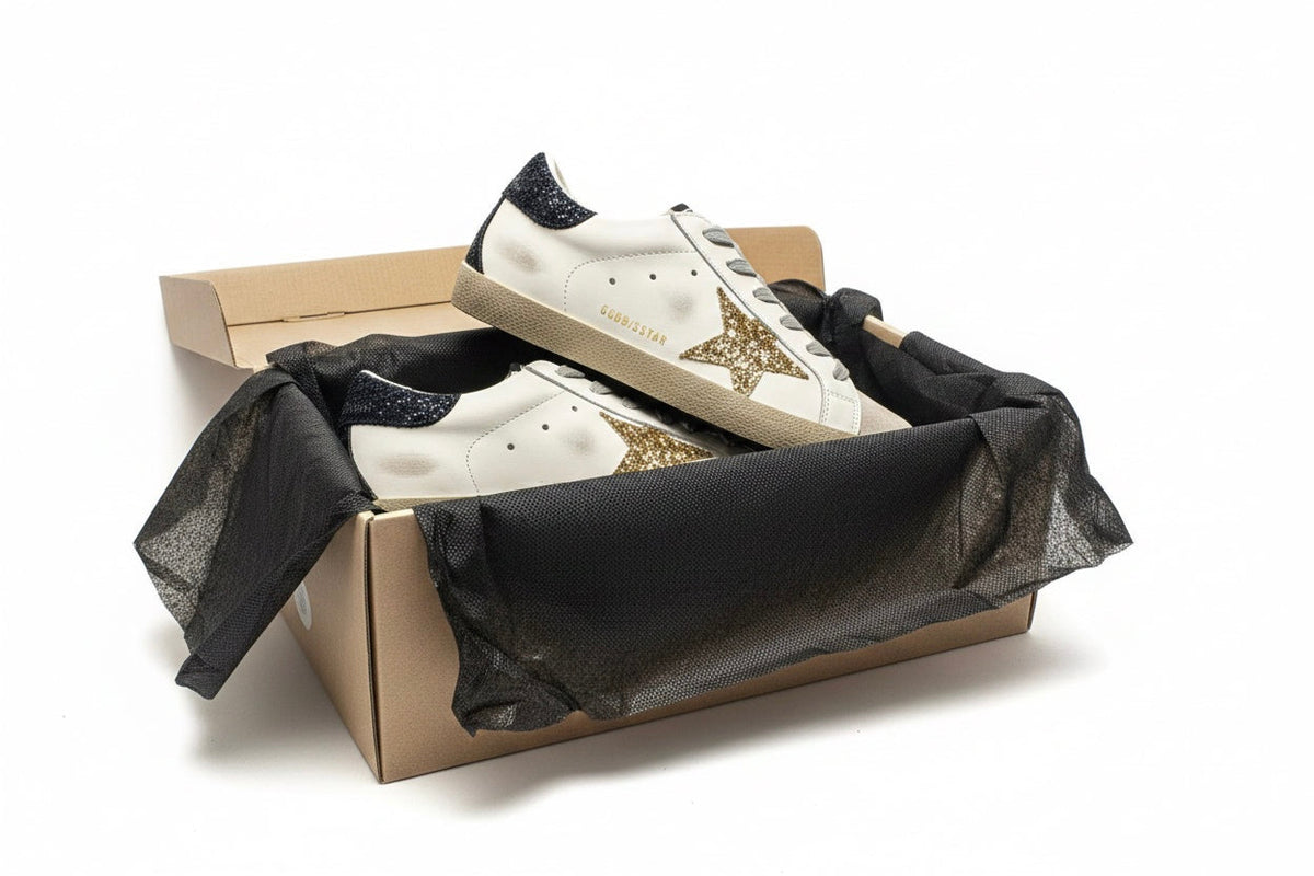 Signature Star Sneaker – Black Gold