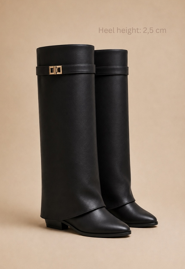 Jess Boots Black Short
