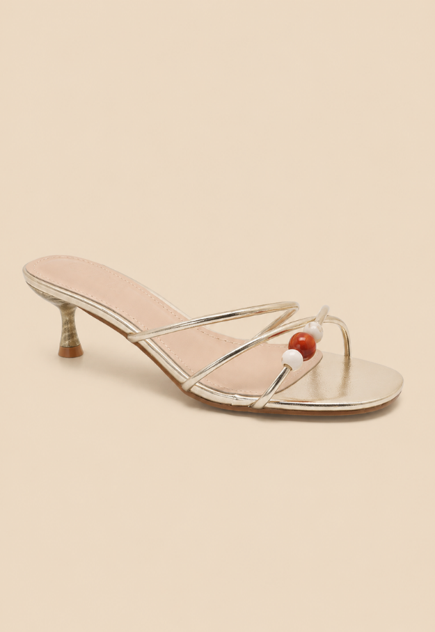 Pleun Classic Heels Gold