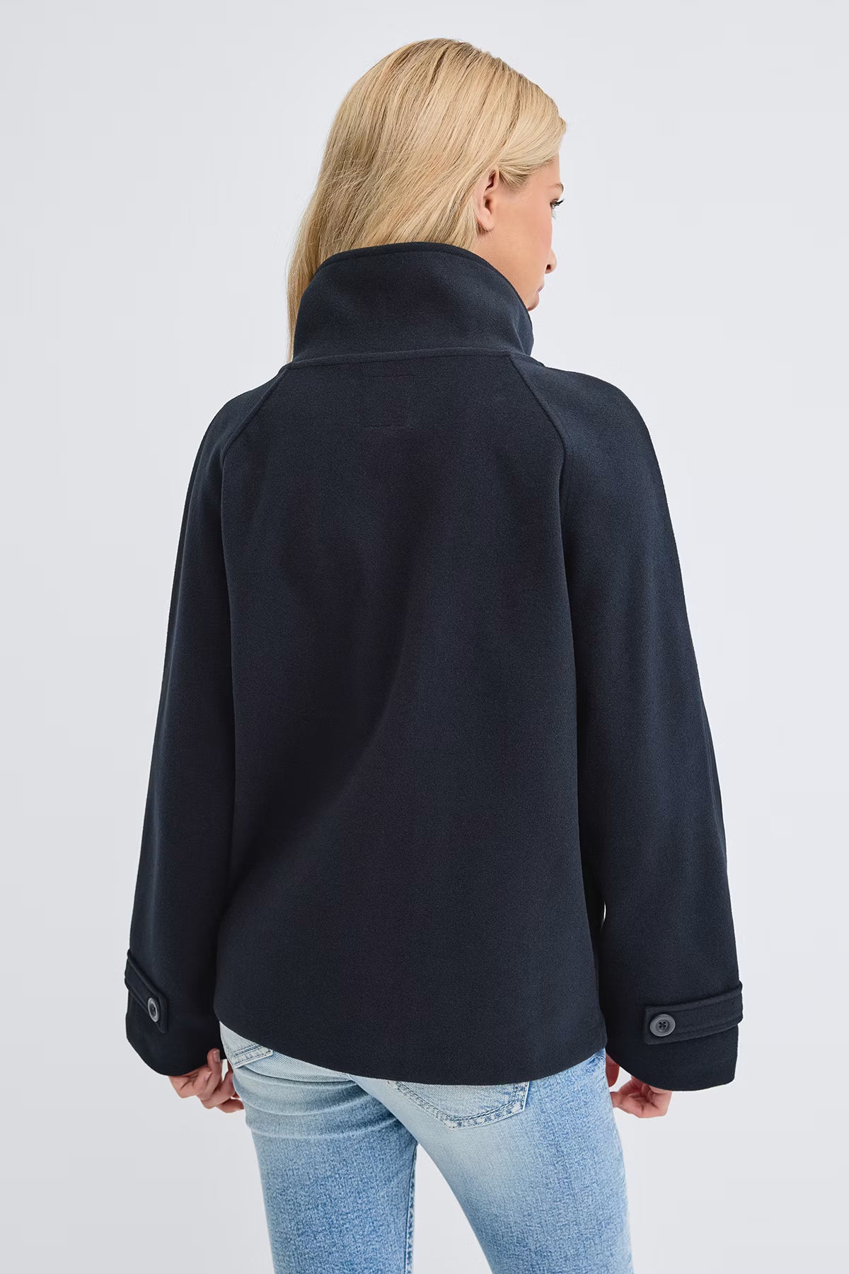 High Neck Felt Jacket
