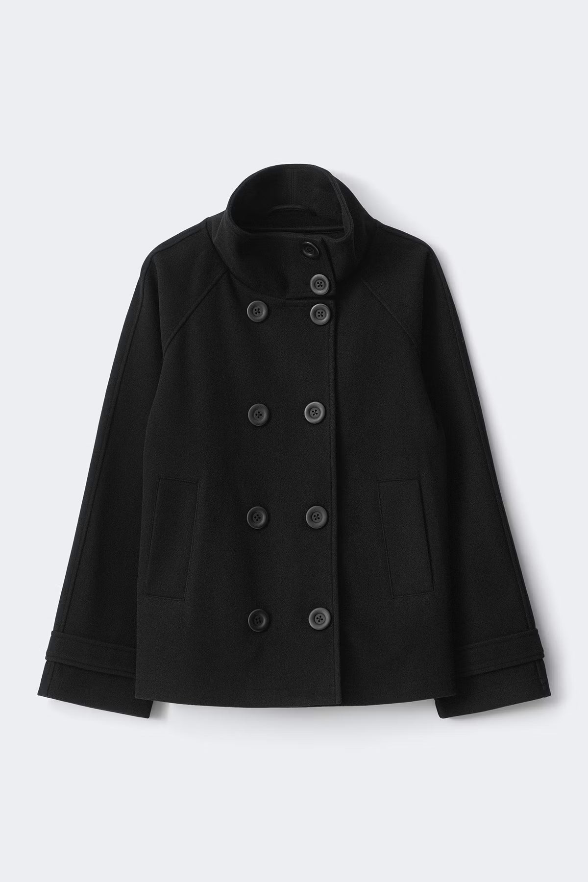 High Neck Felt Jacket