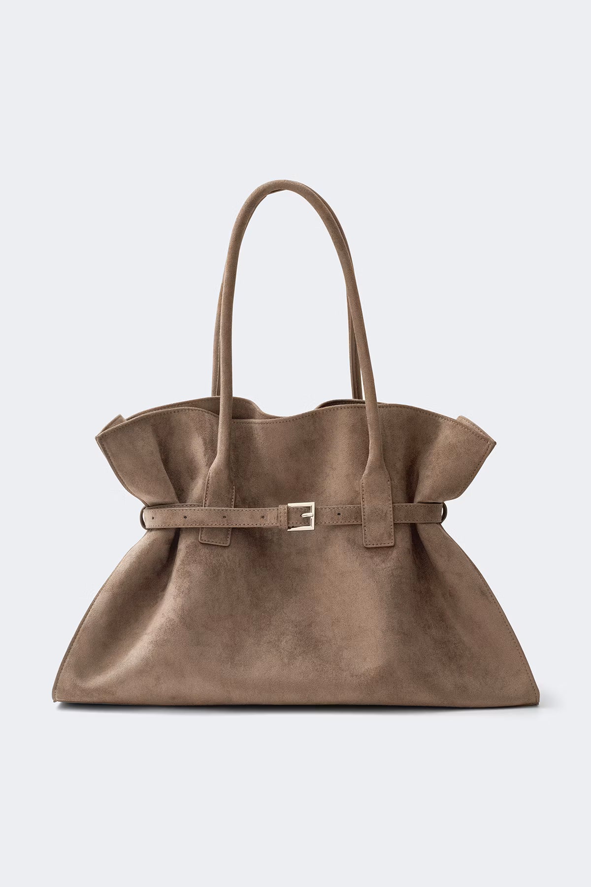Belted Tote Bag