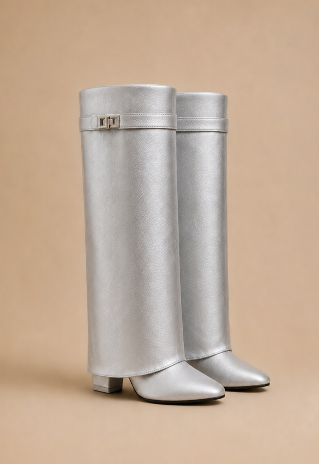 Jess boots Silver