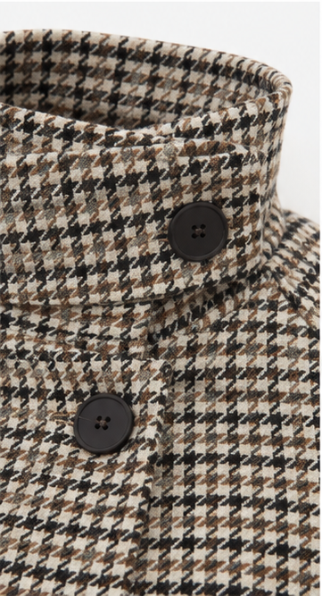 KARO Oversize Kragen-Jacke