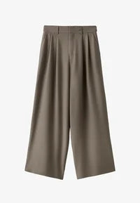 WIDE-LEG SMART TROUSERS WITH BUTTONS