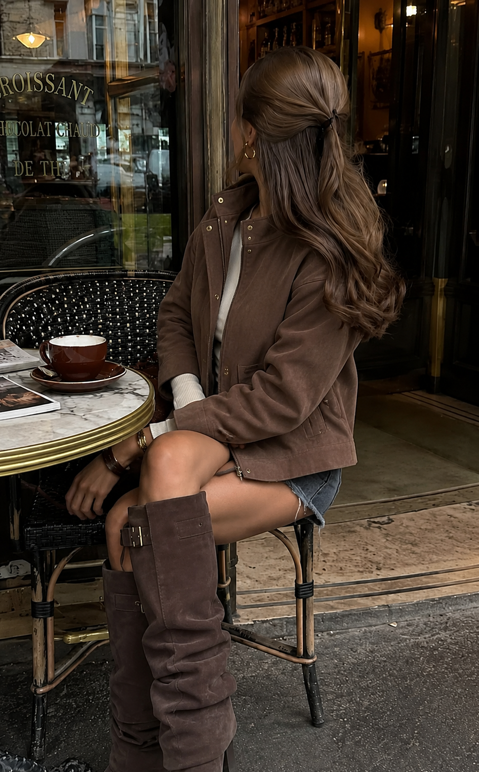 TESSA - VELOURSJACKE