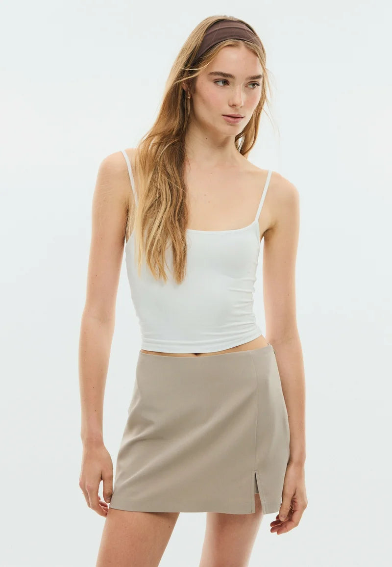 SKORT WITH SIDE SLIT