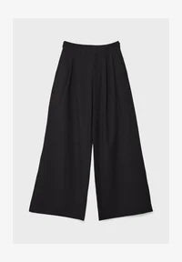 WIDE-LEG SMART TROUSERS WITH BUTTONS