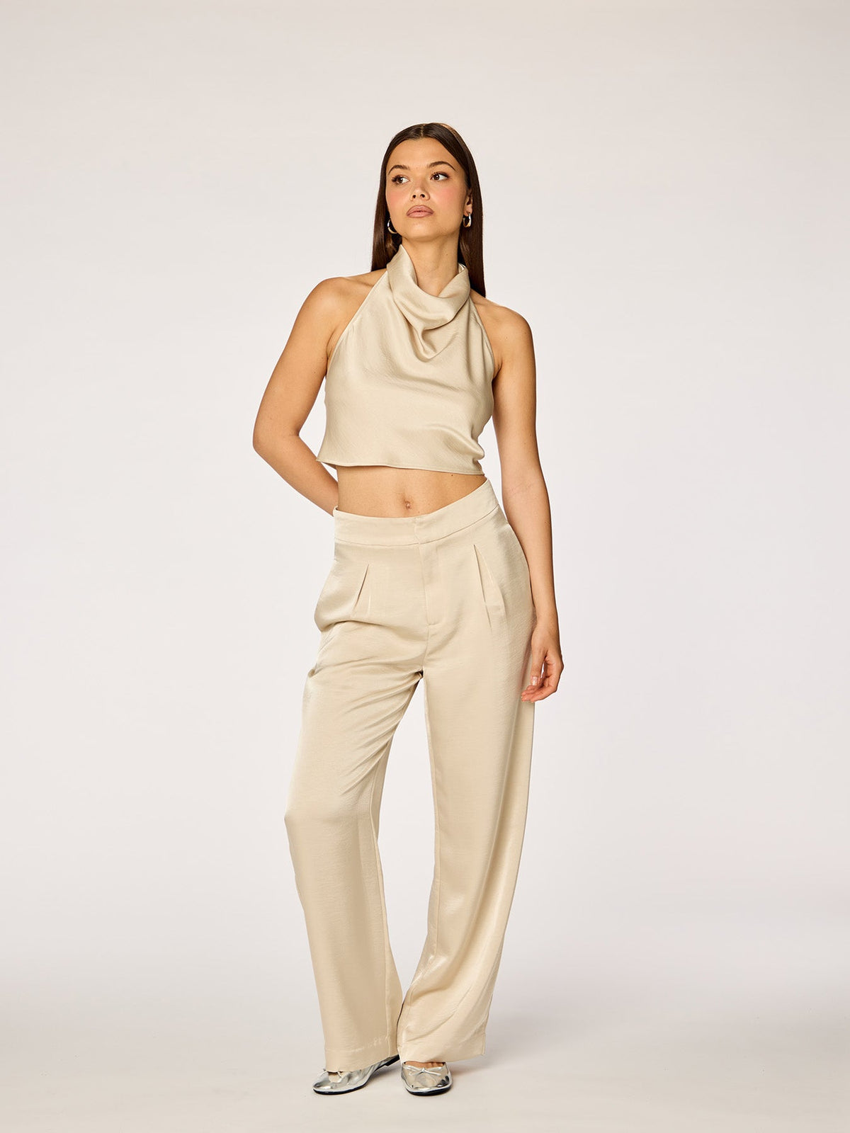Satin Halter Top