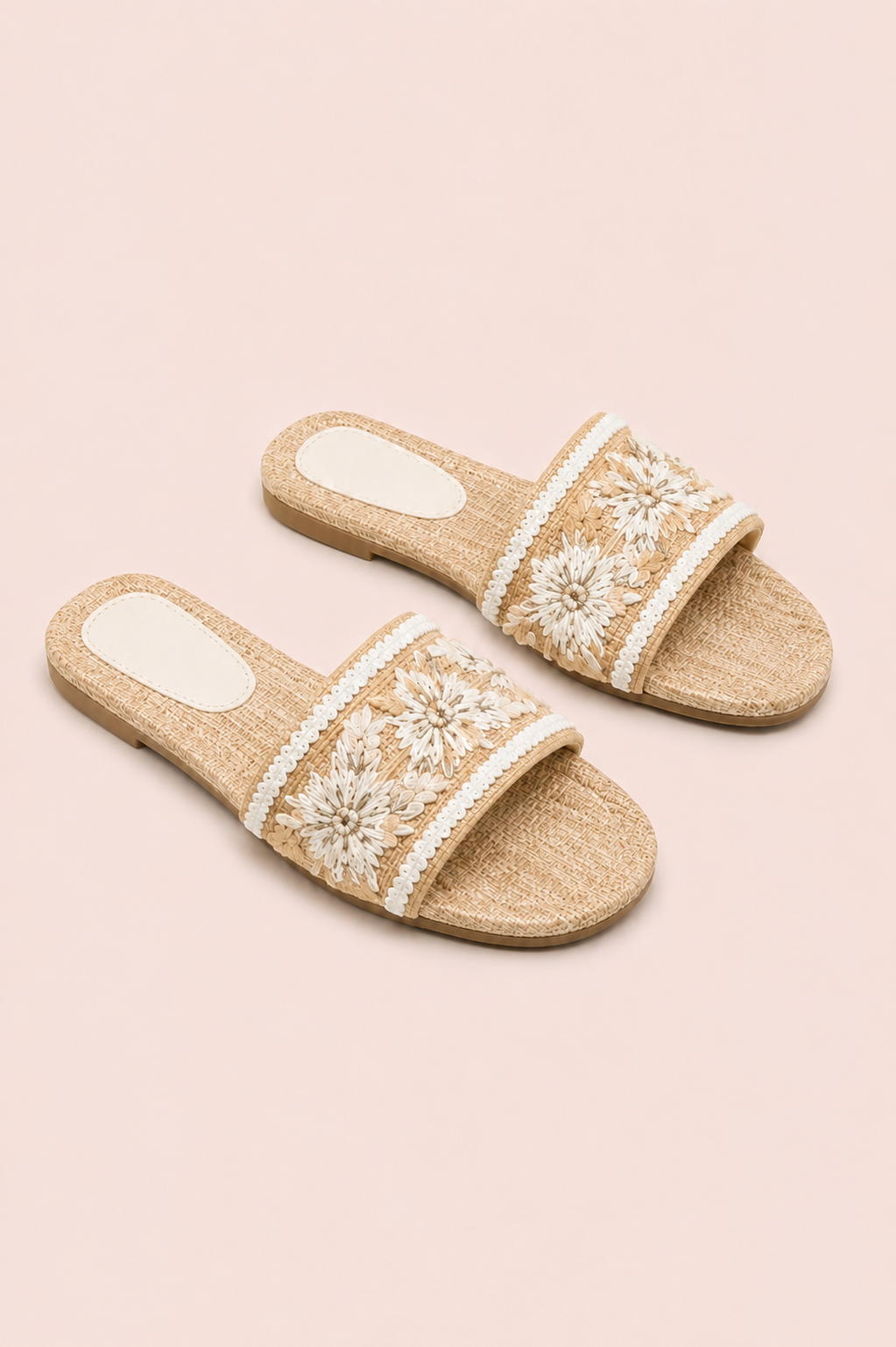 Tropical Slippers Beige