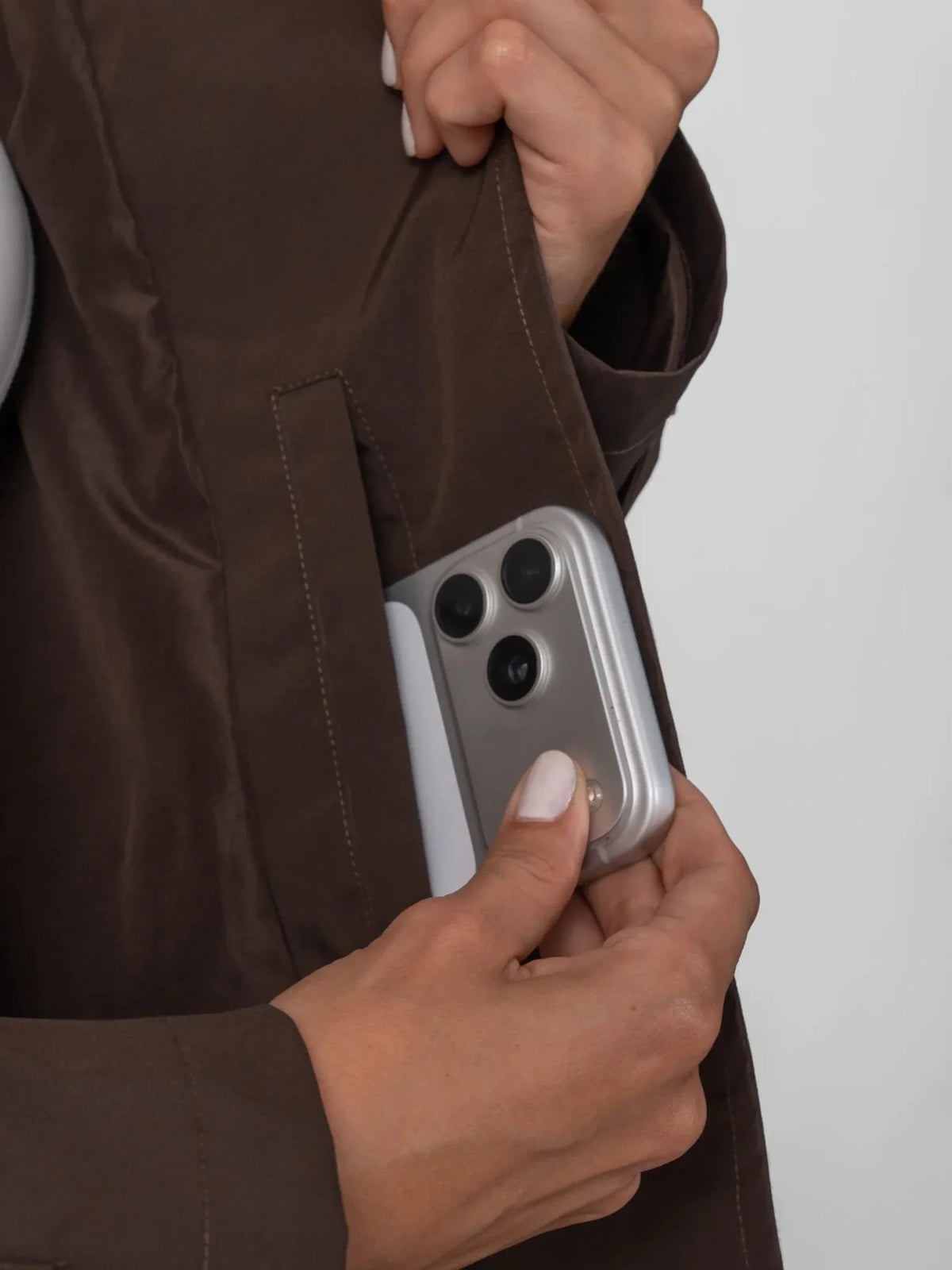 STM-TEX™ Mid Length One Size Adjustable Hem Oversized Rain Jacket - PUFFITPK26