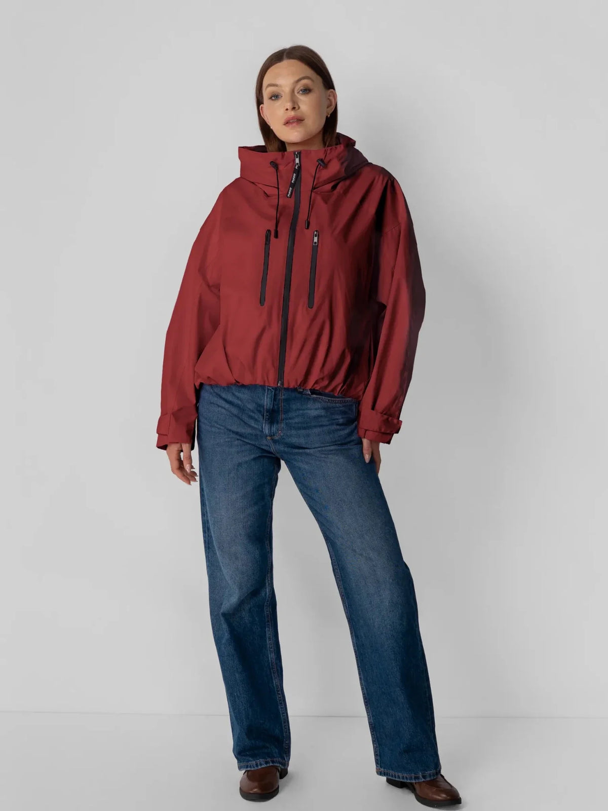 STM-TEX™ One Size Short Oversized Rain Jacket - PUFFITPK17