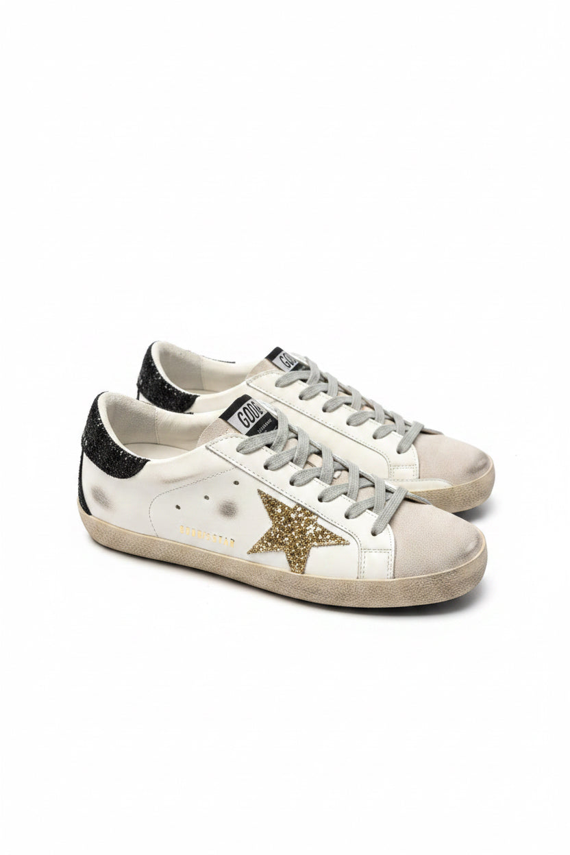 Signature Star Sneaker – Black Gold