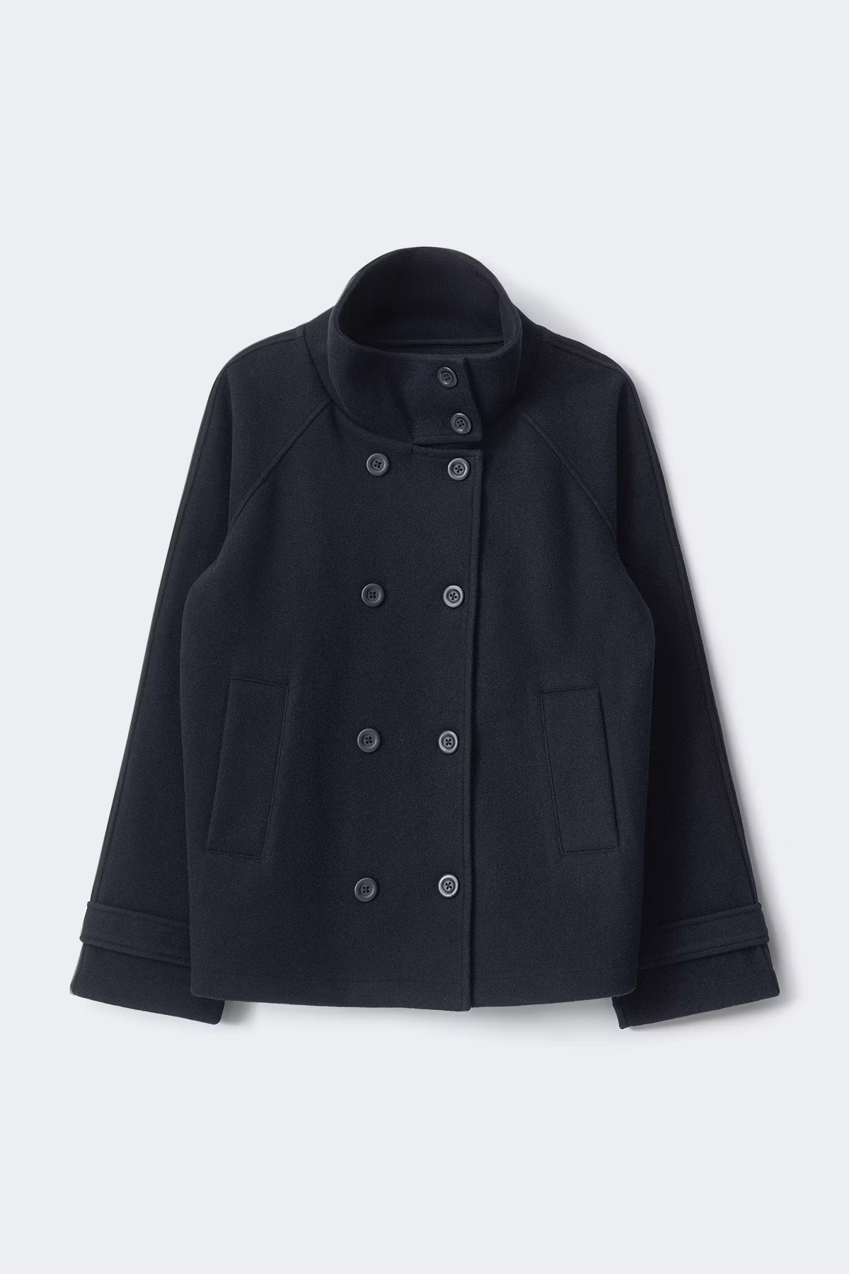 High Neck Felt Jacket