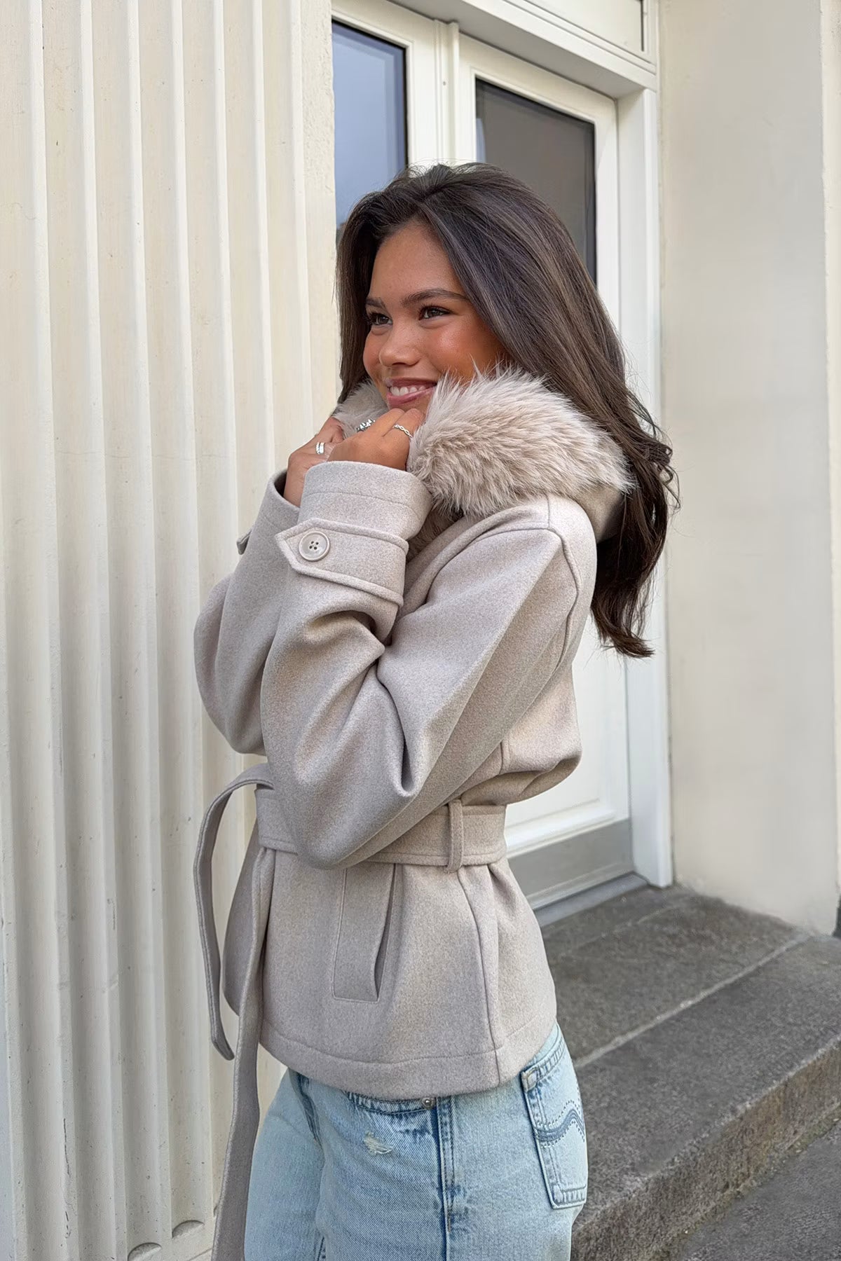 Fur Felt Jacket