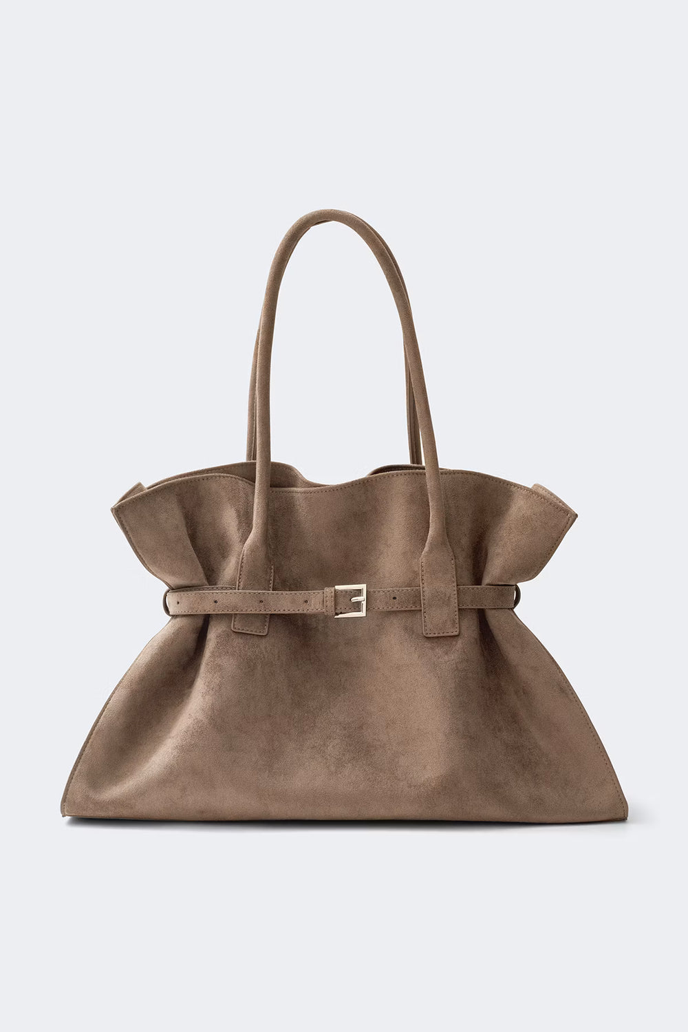 Belted Tote Bag