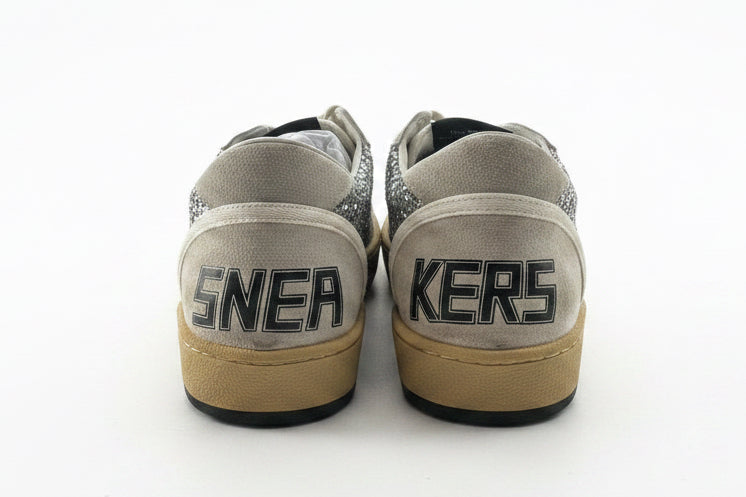 Signature Star Sneaker – Silver Glitter