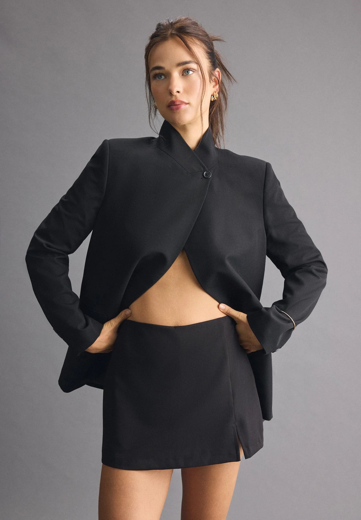 SKORT WITH SIDE SLIT