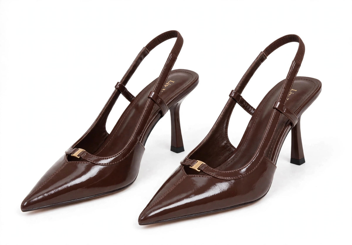 Serena Classic Heels Brown