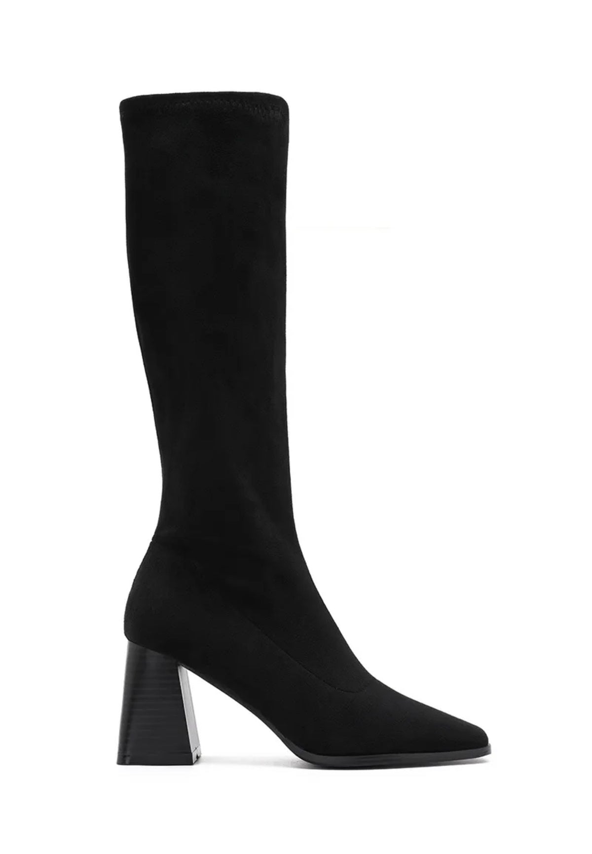 Diva Boots Black Suedine