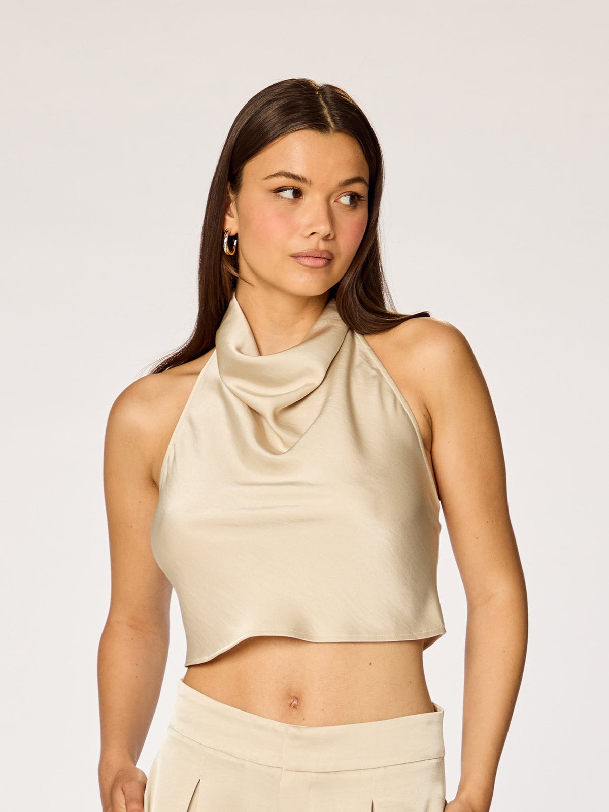 Satin Halter Top