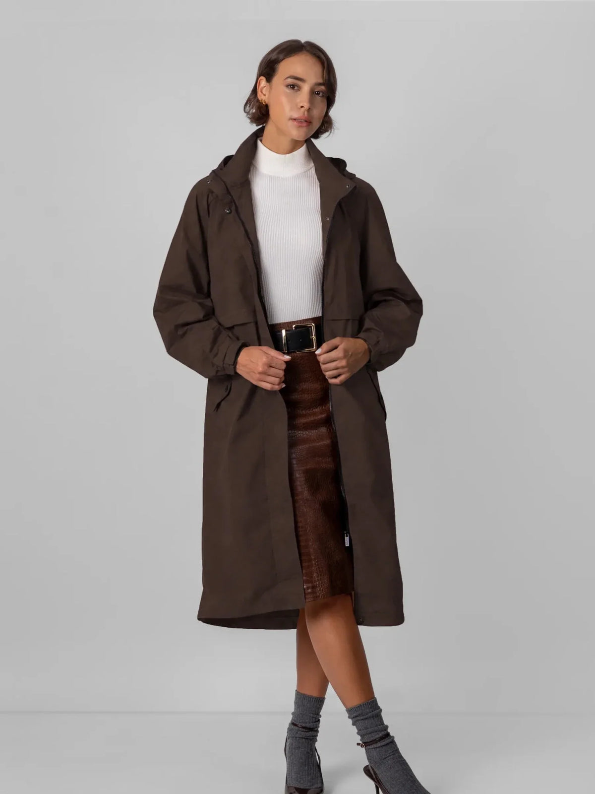 STM-TEX™ Elevated Long Breathable Raincoat - PUFFITPK13