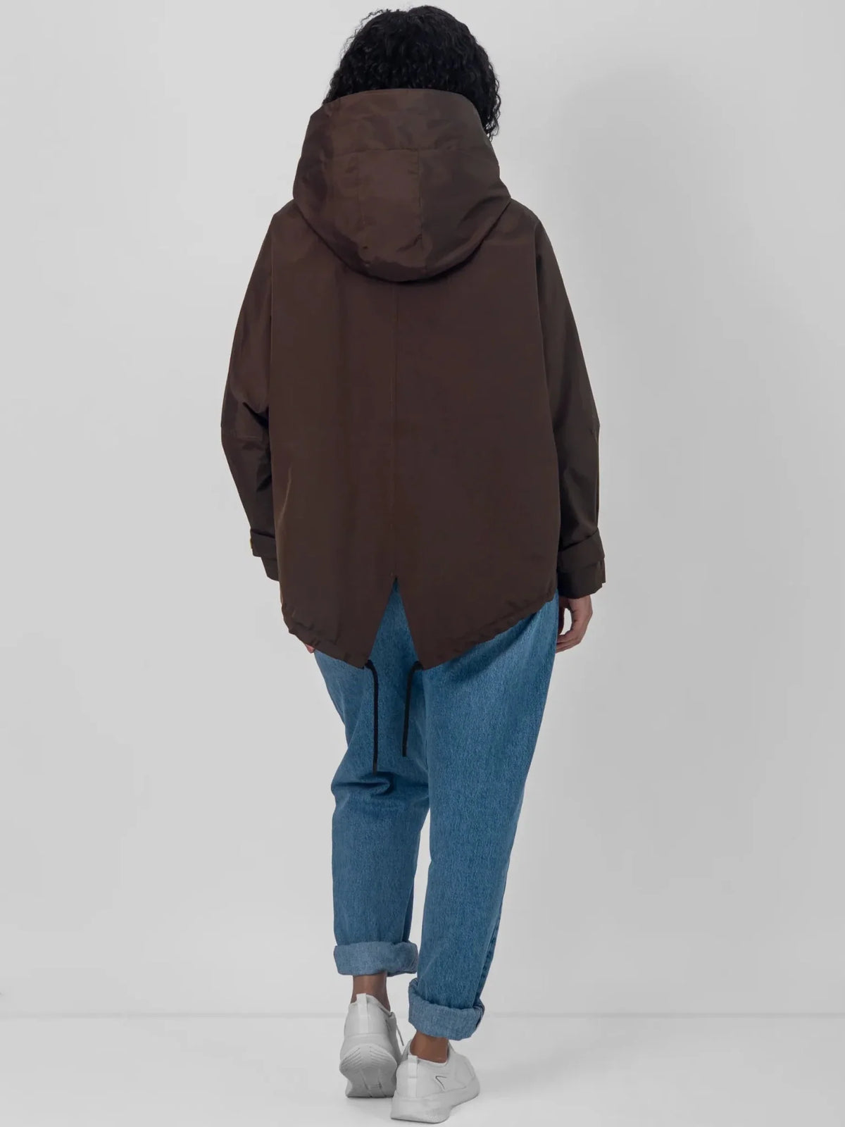 STM-TEX™ Mid Length One Size Adjustable Hem Oversized Rain Jacket - PUFFITPK26
