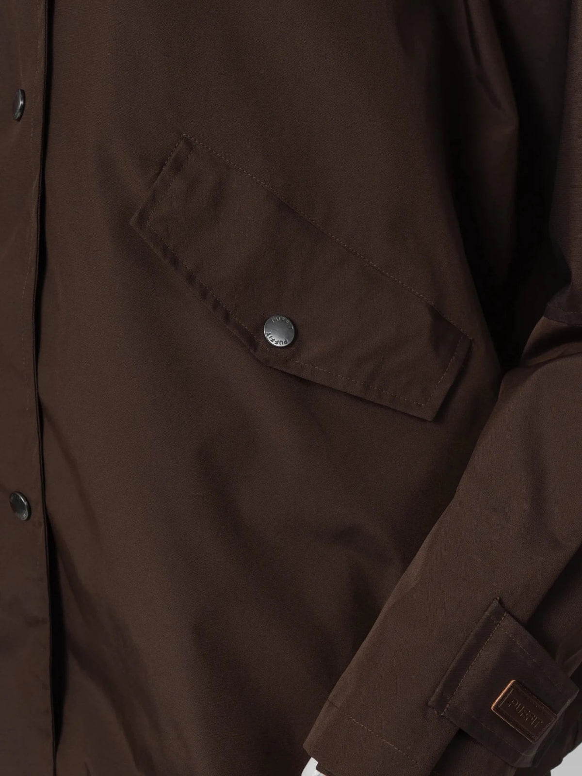 STM-TEX™ Mid Length One Size Adjustable Hem Oversized Rain Jacket - PUFFITPK26