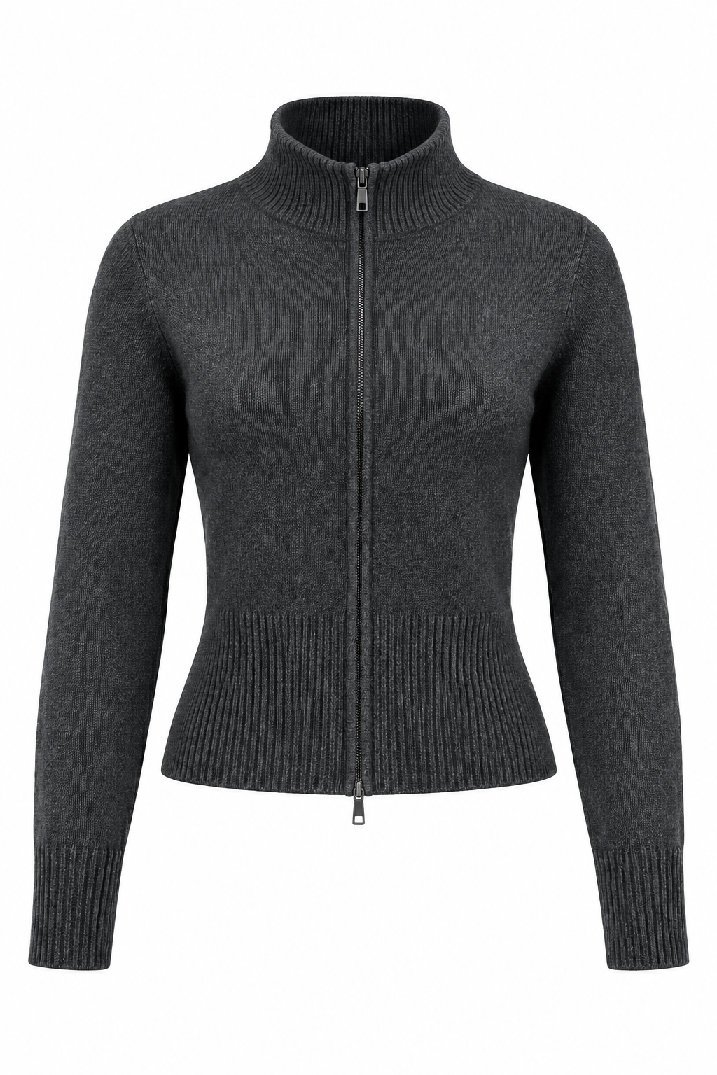 Cardigan with Zipper